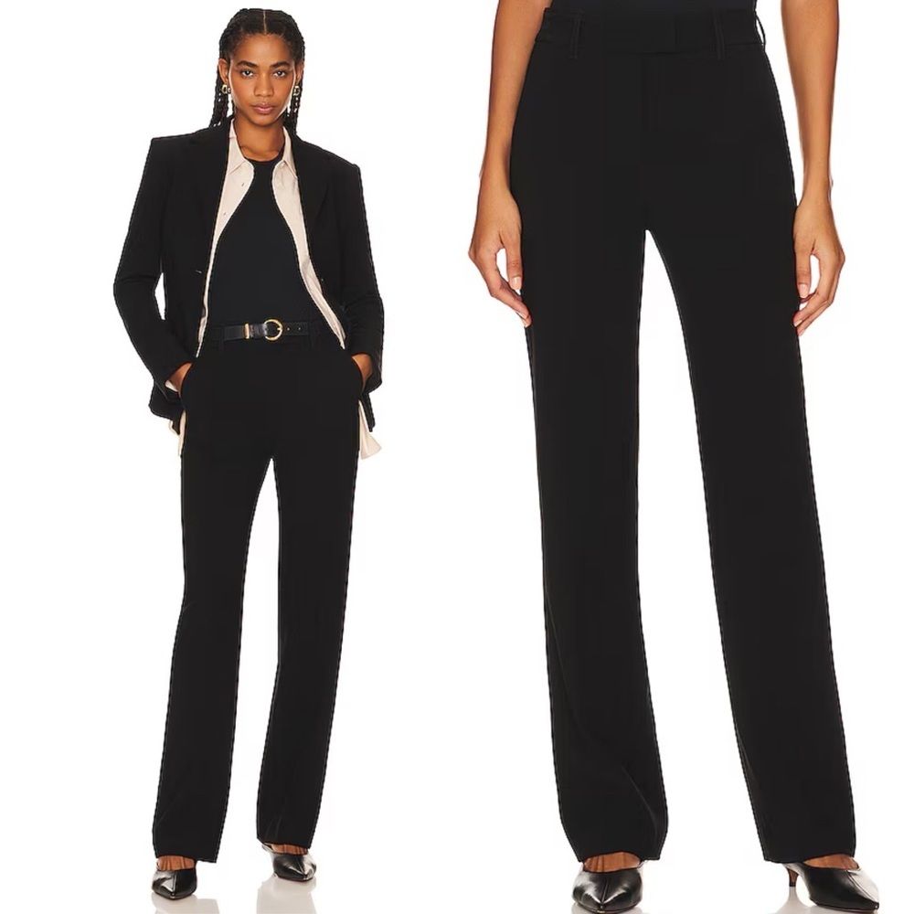 L'Academie | The Straight Trouser in Black Size: Small